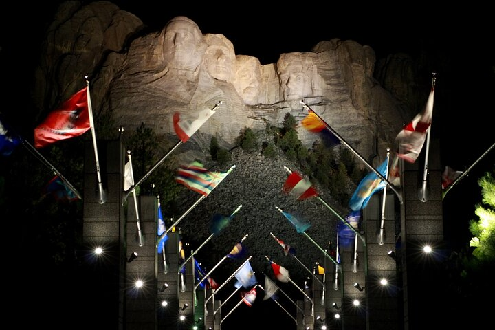 Mount Rushmore Night Illumination and Ceremony - Photo 1 of 7